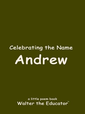 cover image of Celebrating the Name Andrew